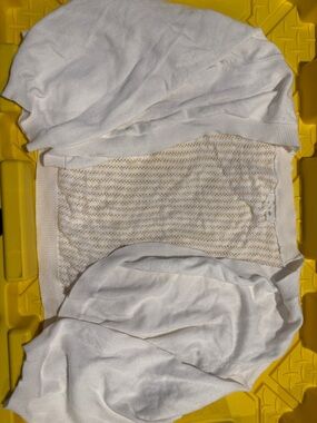 White Knit Crochet Maurice’s Shrug